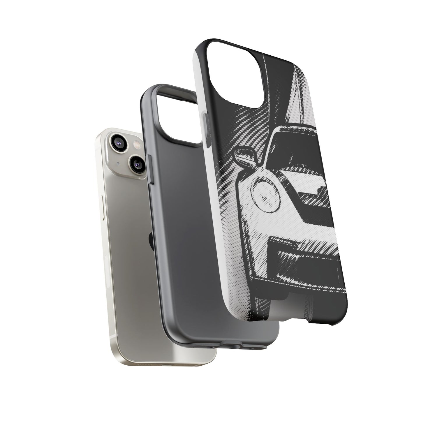 Stylised Phone Case (Vertical)- Porsche 911 GT3 RS Tough Case