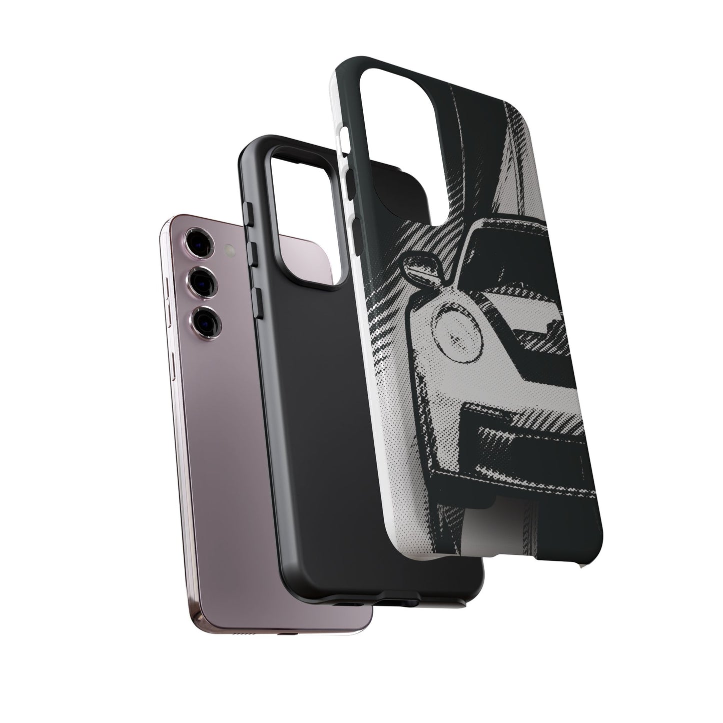 Stylised Phone Case (Vertical)- Porsche 911 GT3 RS Tough Case