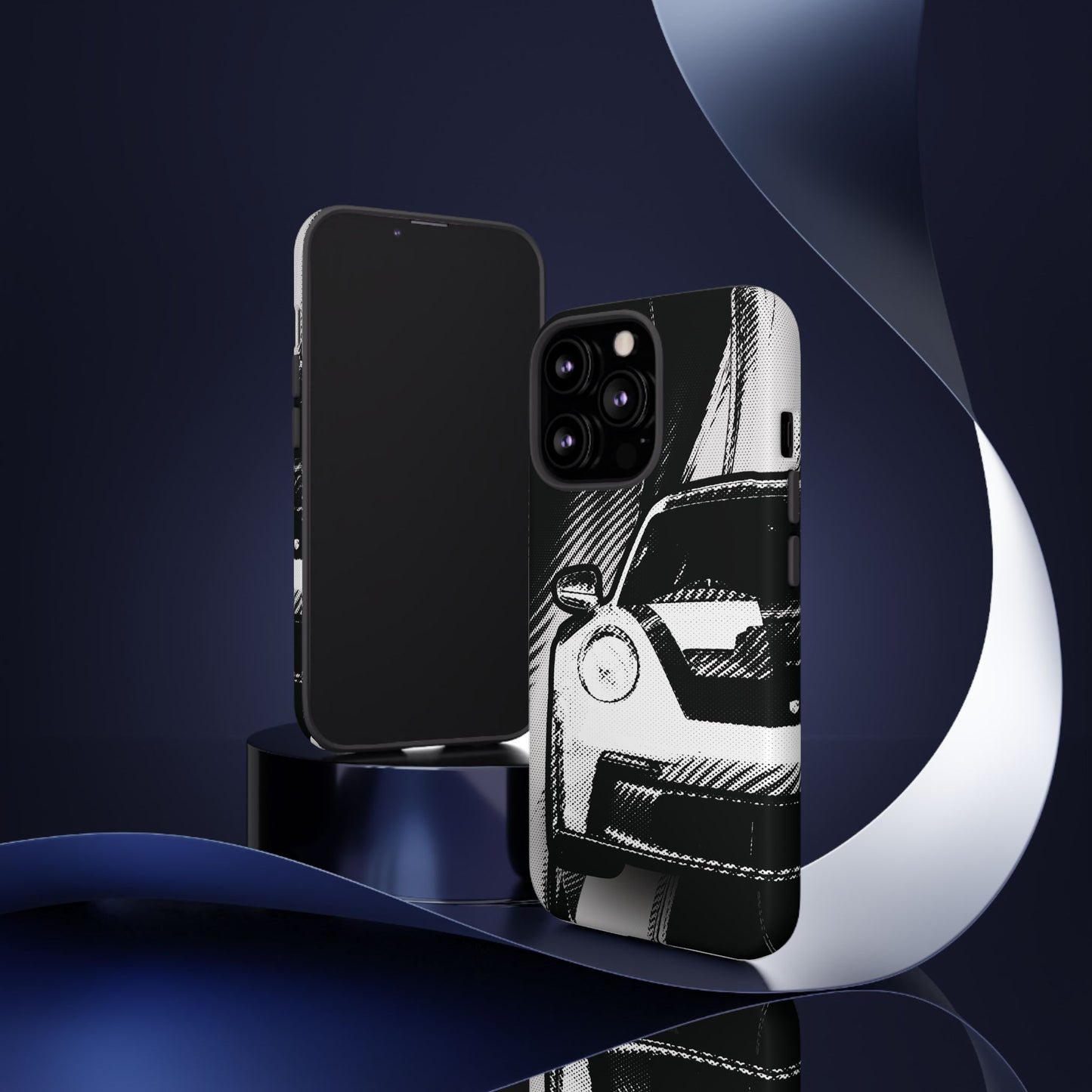 Stylised Phone Case (Vertical)- Porsche 911 GT3 RS Tough Case