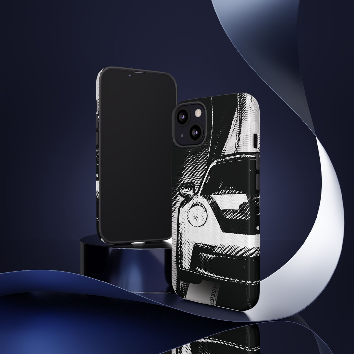 Stylised Phone Case (Vertical)- Porsche 911 GT3 RS Tough Case