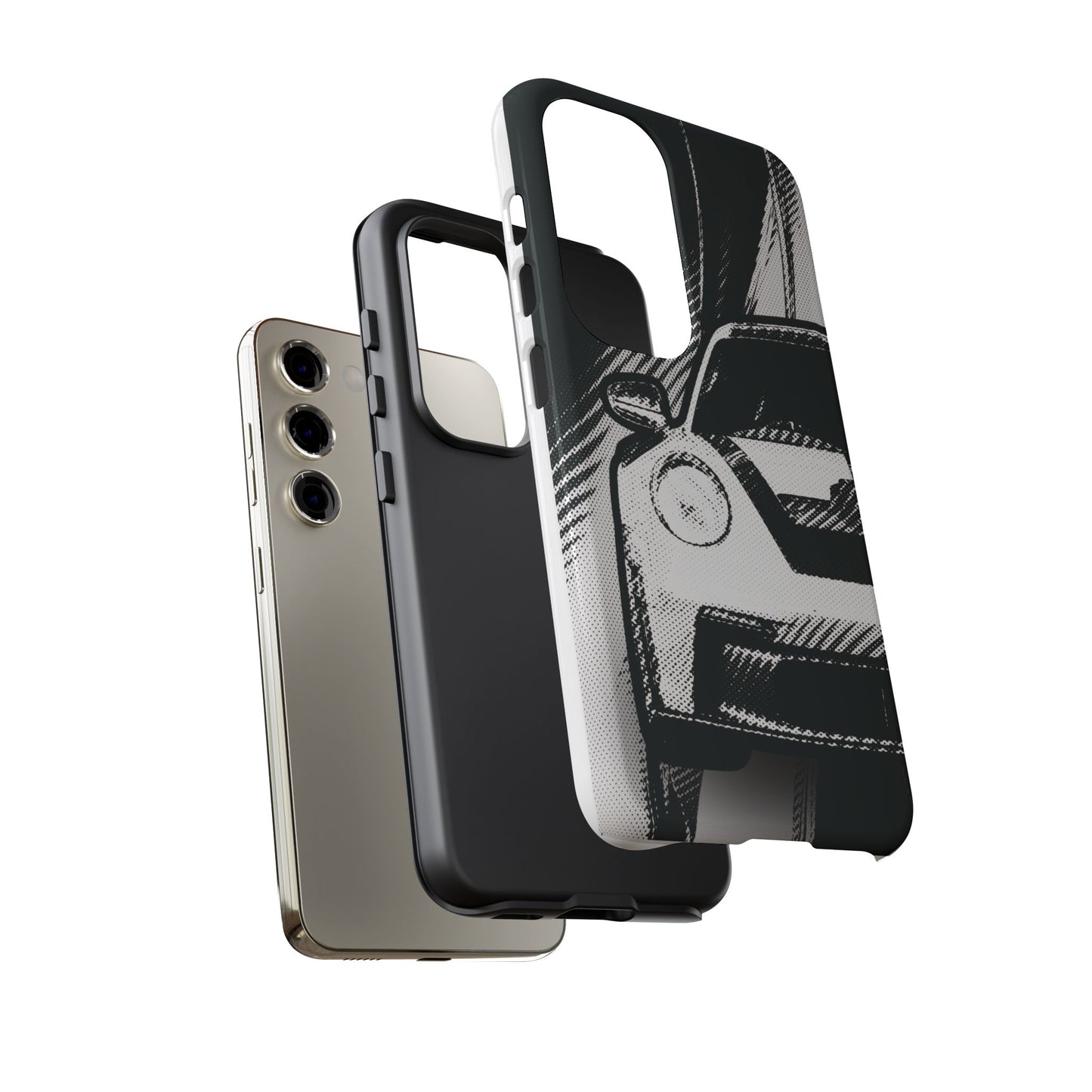 Stylised Phone Case (Vertical)- Porsche 911 GT3 RS Tough Case