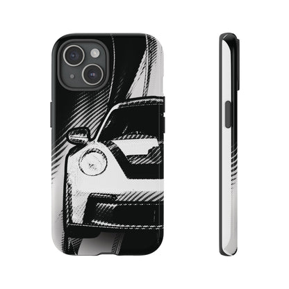 Stylised Phone Case (Vertical)- Porsche 911 GT3 RS Tough Case