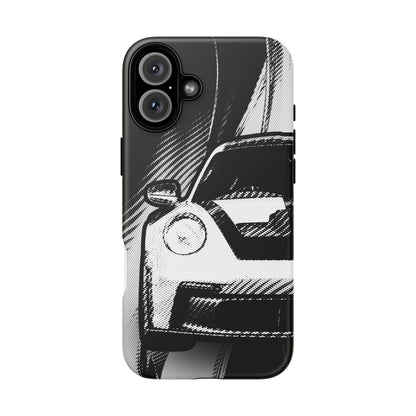 Stylised Phone Case (Vertical)- Porsche 911 GT3 RS Tough Case