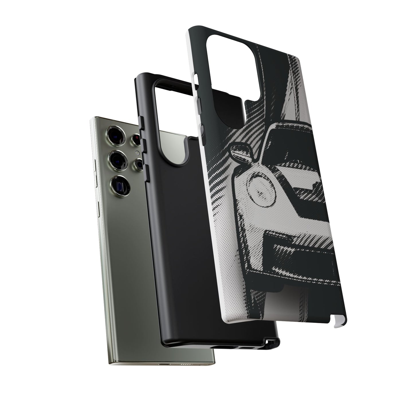 Stylised Phone Case (Vertical)- Porsche 911 GT3 RS Tough Case