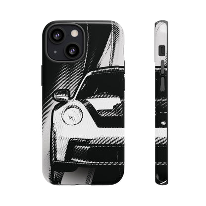 Stylised Phone Case (Vertical)- Porsche 911 GT3 RS Tough Case