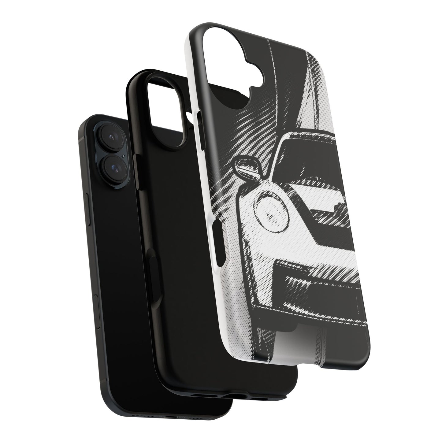 Stylised Phone Case (Vertical)- Porsche 911 GT3 RS Tough Case