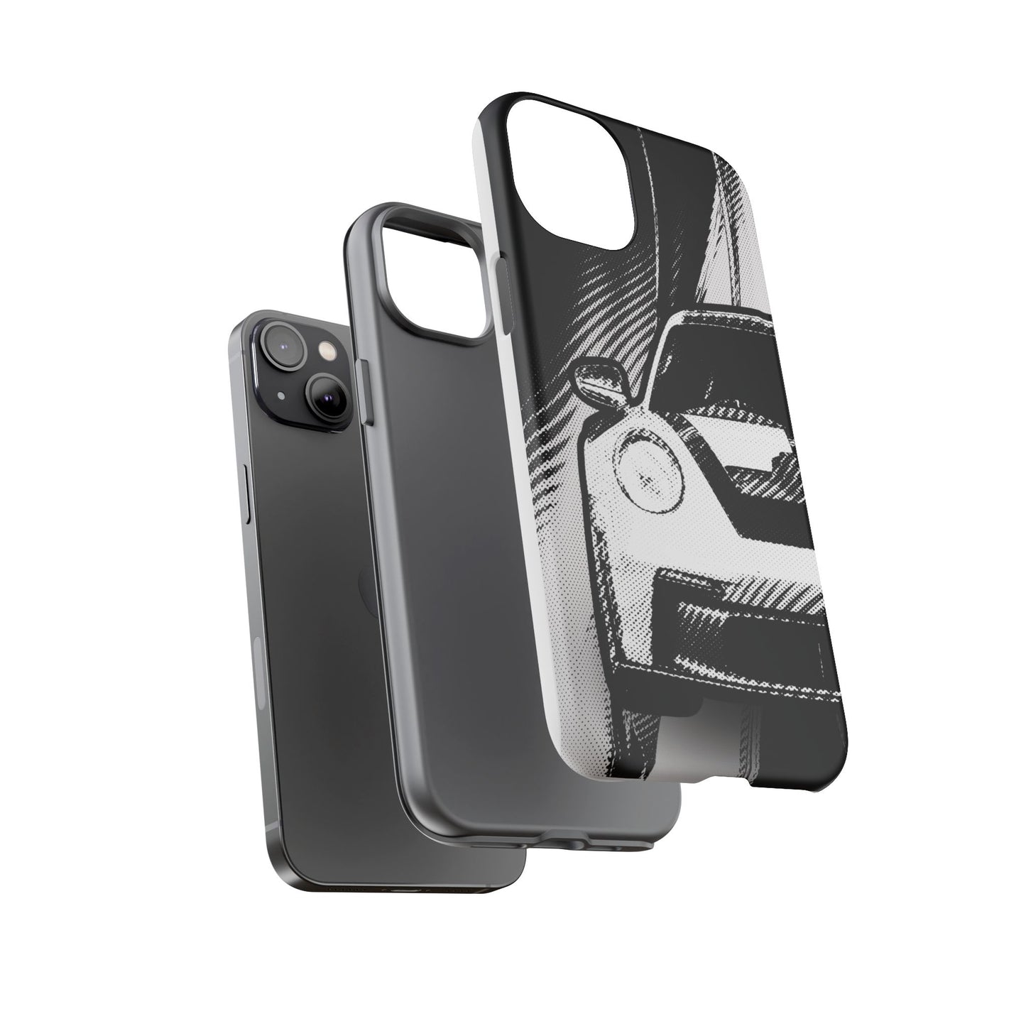 Stylised Phone Case (Vertical)- Porsche 911 GT3 RS Tough Case