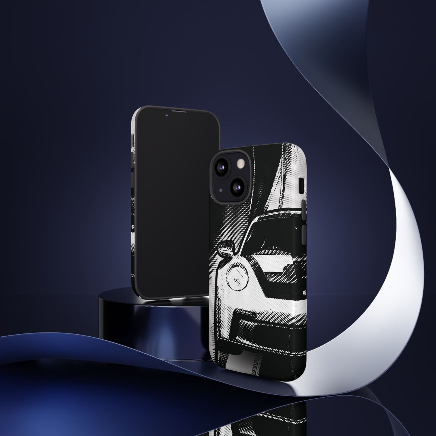 Stylised Phone Case (Vertical)- Porsche 911 GT3 RS Tough Case