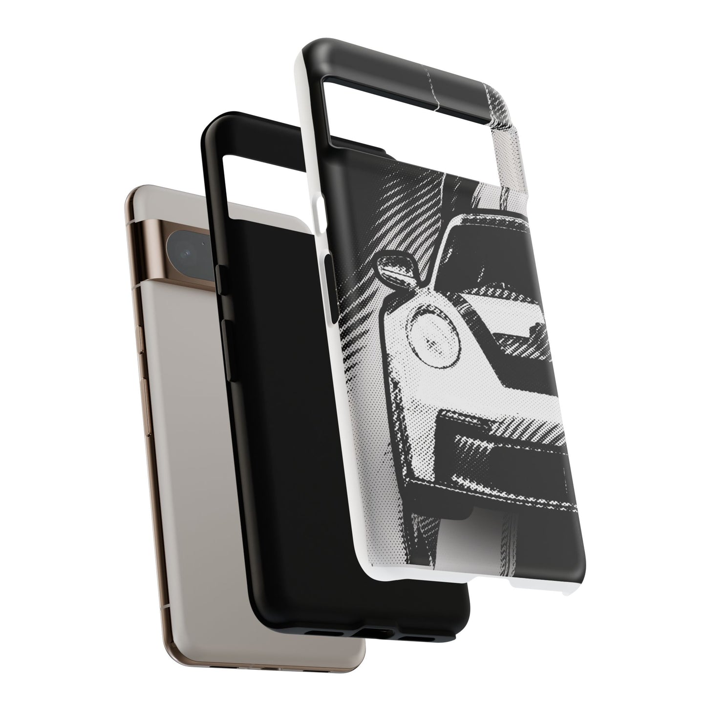 Stylised Phone Case (Vertical)- Porsche 911 GT3 RS Tough Case
