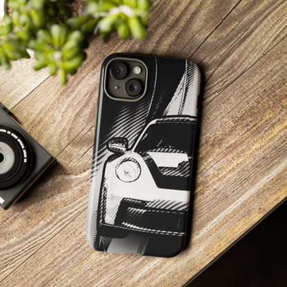 Stylised Phone Case (Vertical)- Porsche 911 GT3 RS Tough Case