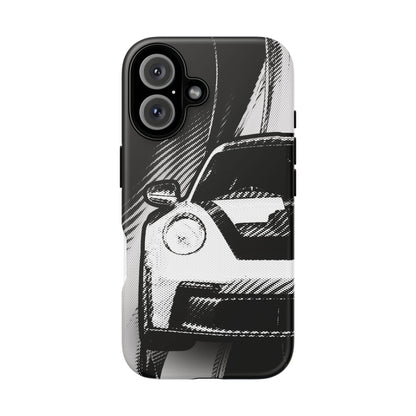 Stylised Phone Case (Vertical)- Porsche 911 GT3 RS Tough Case