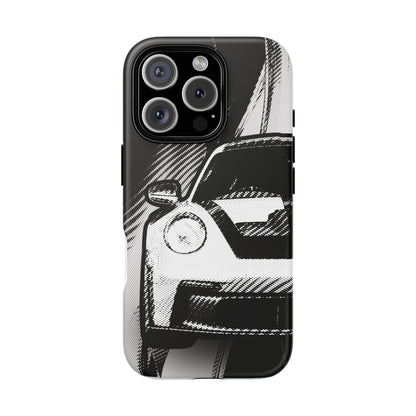 Stylised Phone Case (Vertical)- Porsche 911 GT3 RS Tough Case