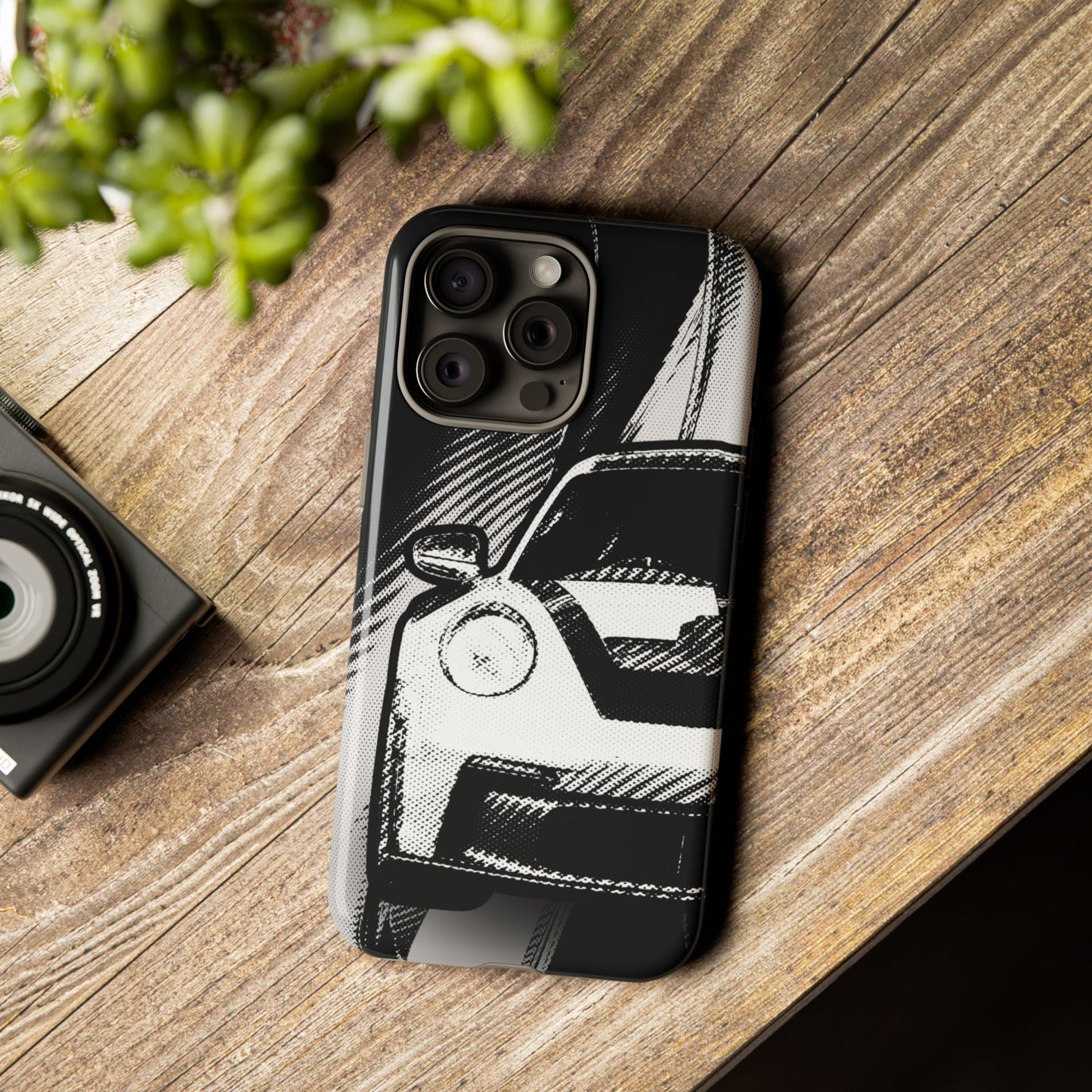 Stylised Phone Case (Vertical)- Porsche 911 GT3 RS Tough Case