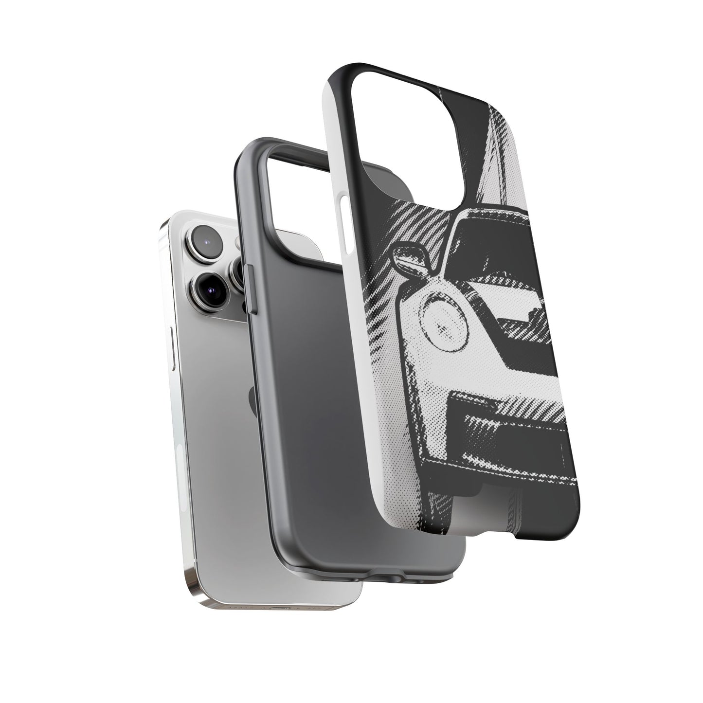Stylised Phone Case (Vertical)- Porsche 911 GT3 RS Tough Case