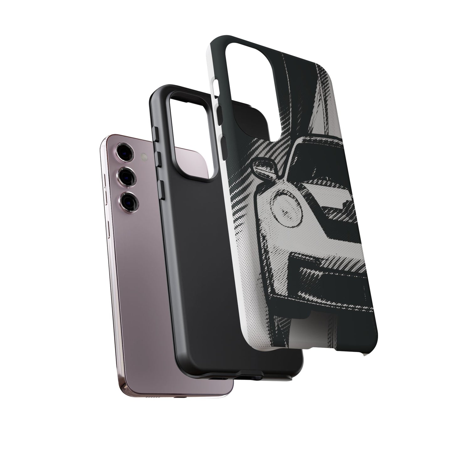 Stylised Phone Case (Vertical)- Porsche 911 GT3 RS Tough Case
