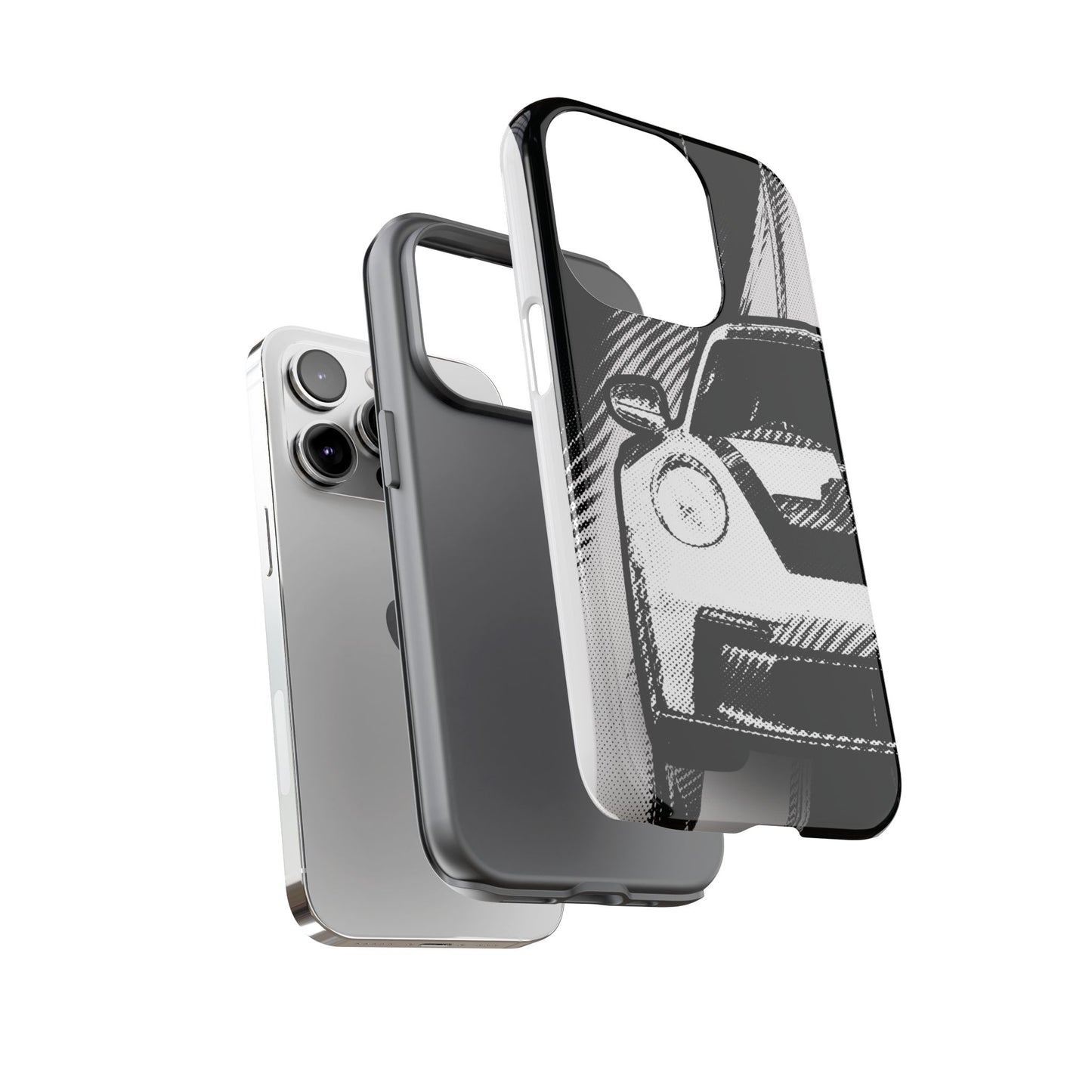 Stylised Phone Case (Vertical)- Porsche 911 GT3 RS Tough Case