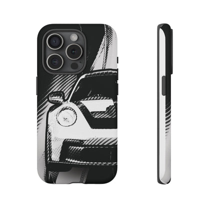 Stylised Phone Case (Vertical)- Porsche 911 GT3 RS Tough Case