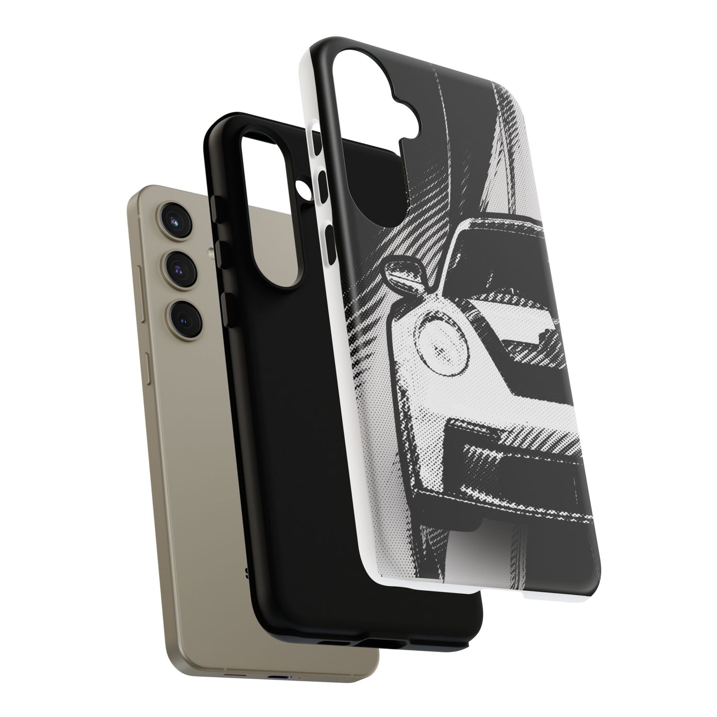 Stylised Phone Case (Vertical)- Porsche 911 GT3 RS Tough Case
